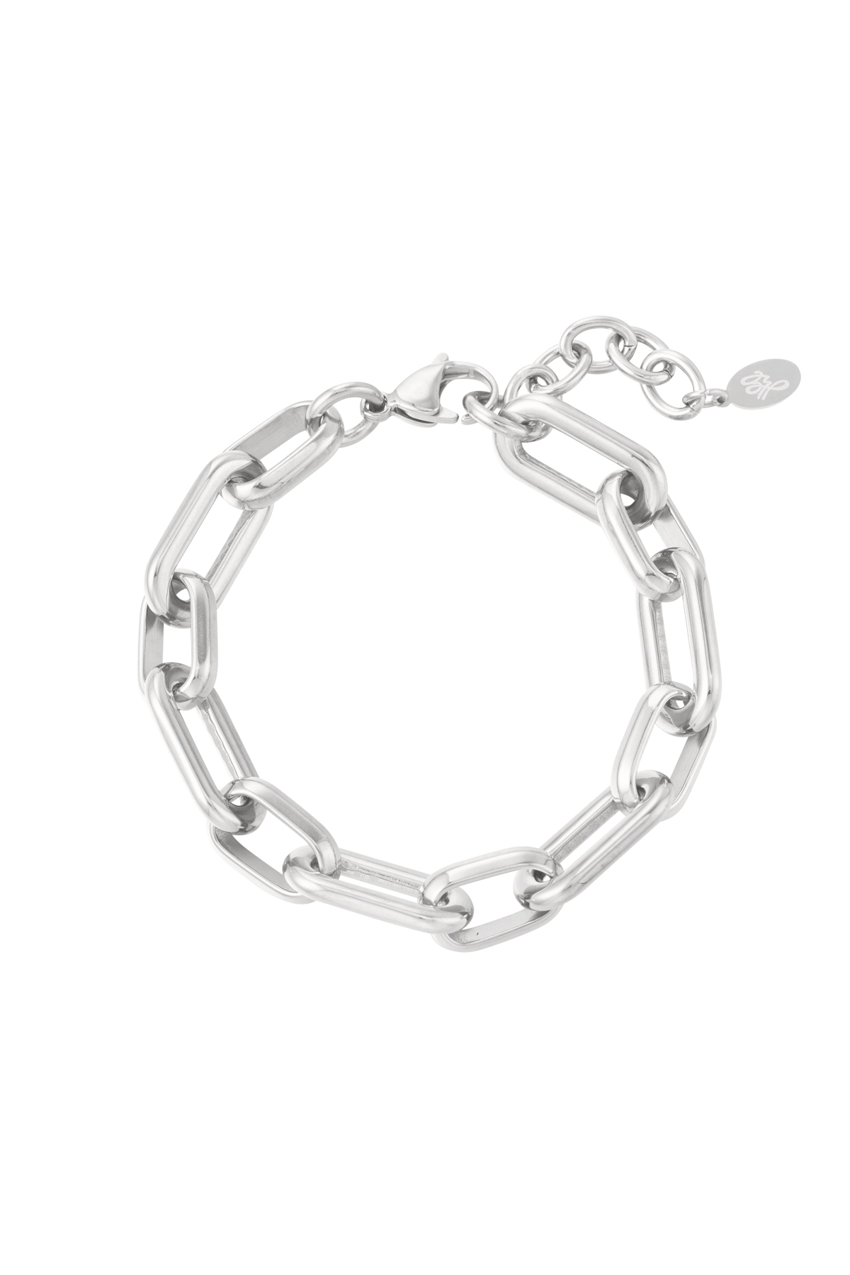 Link bracelet basic - silver