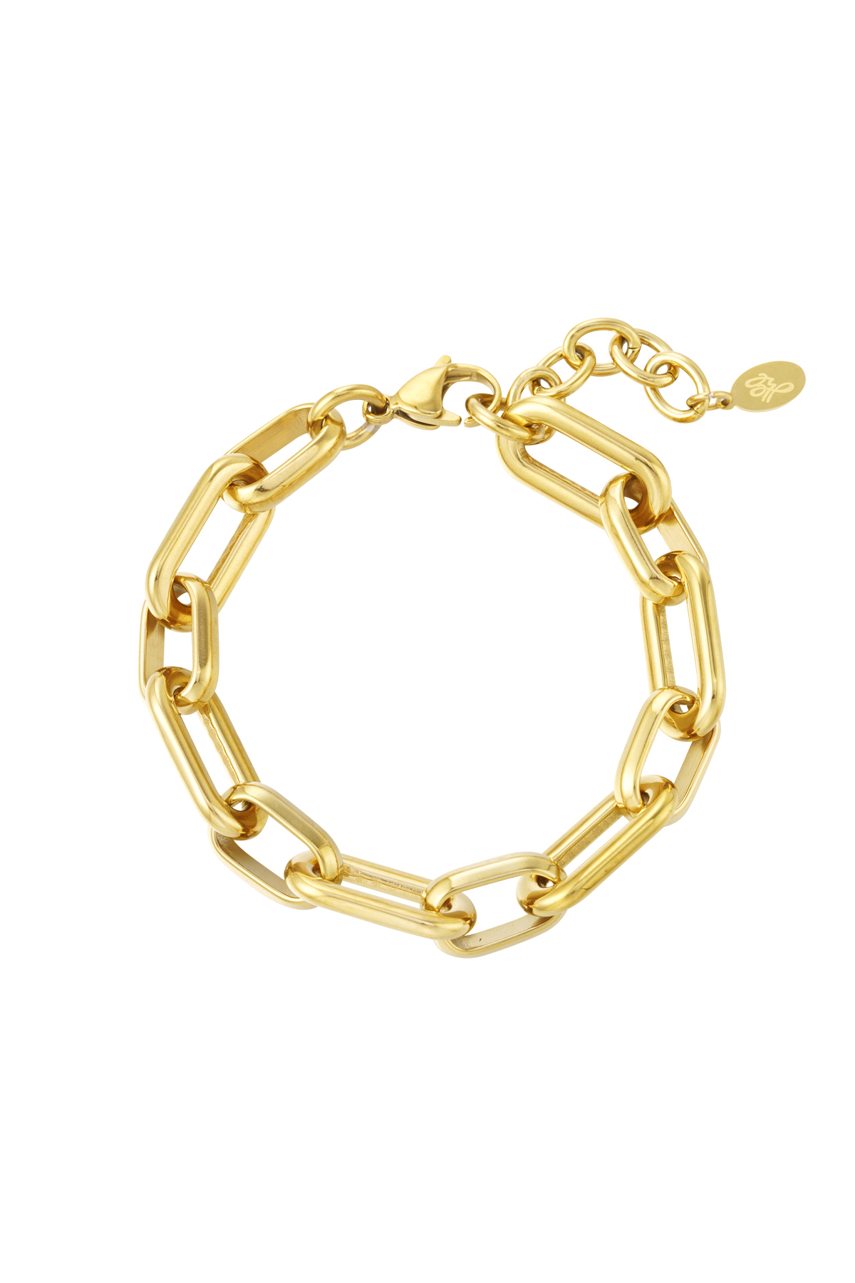 Link bracelet basic - gold