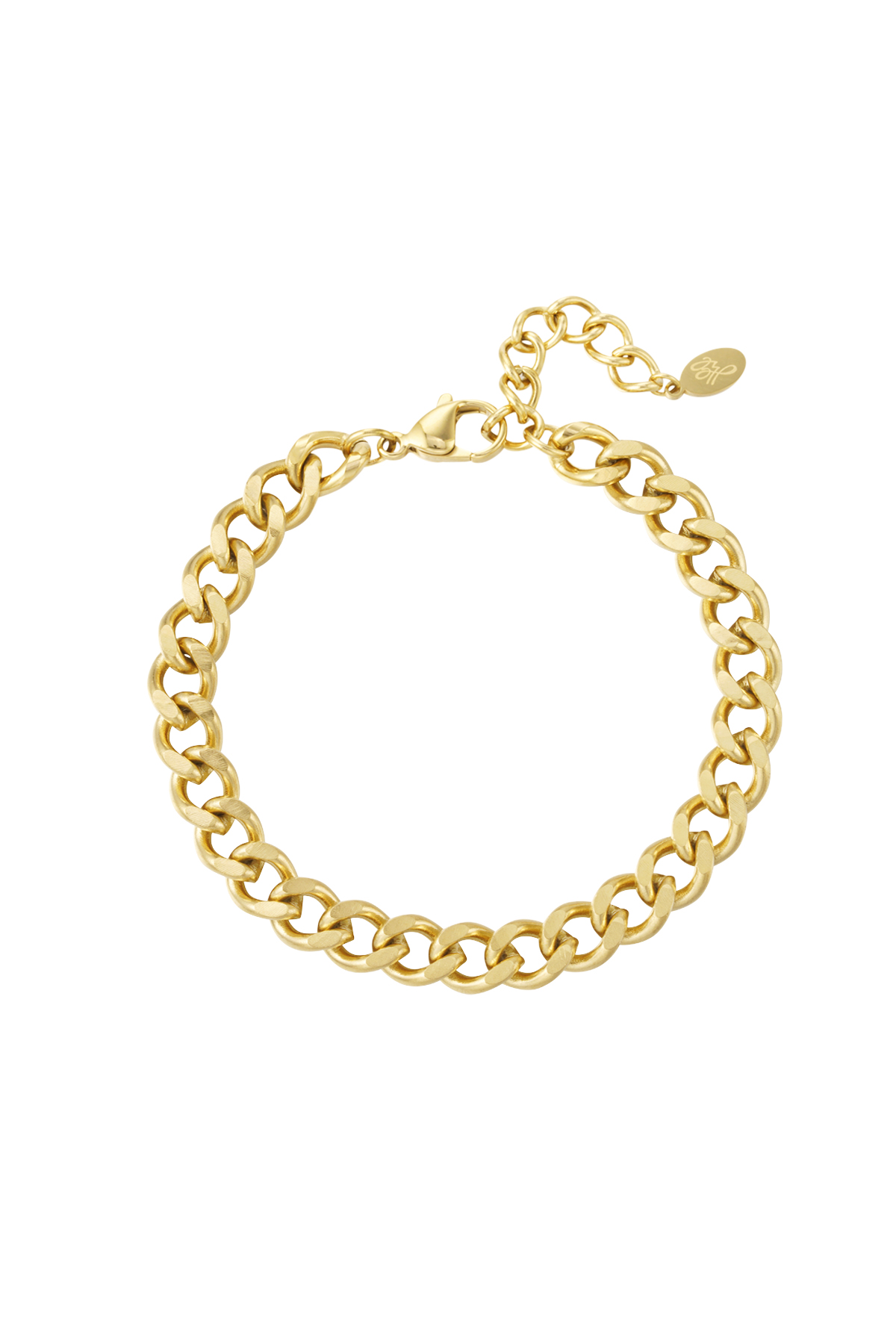 Link bracelet basic - gold