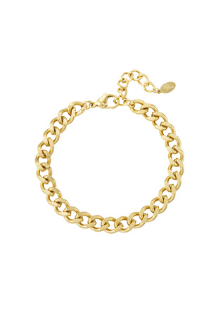 Link bracelet basic - gold h5 