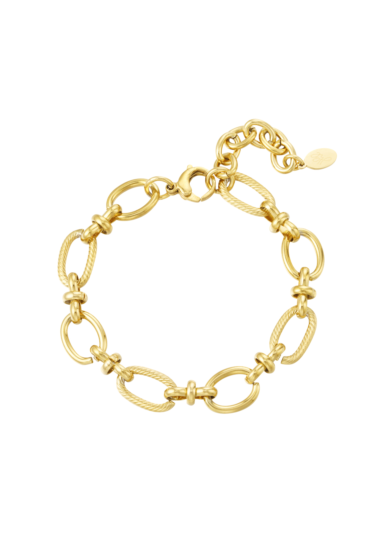 Armband große Glieder – Gold h5 