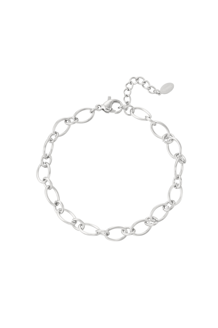 Bracelet links - silver 