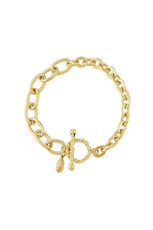 Bracelet links from small to large - gold h5 