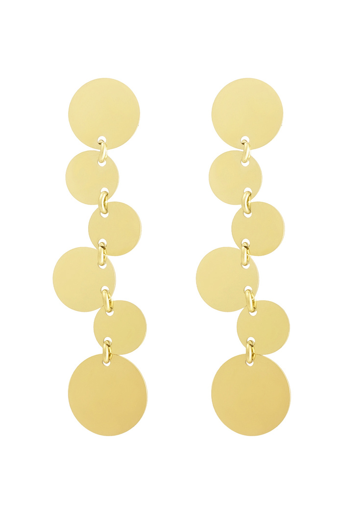 Earrings coins party - gold 