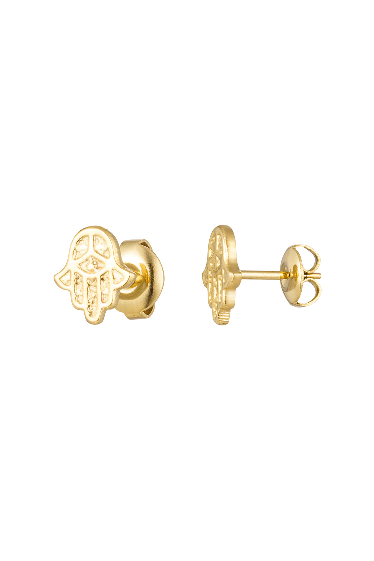 Ear studs hand - Gold color