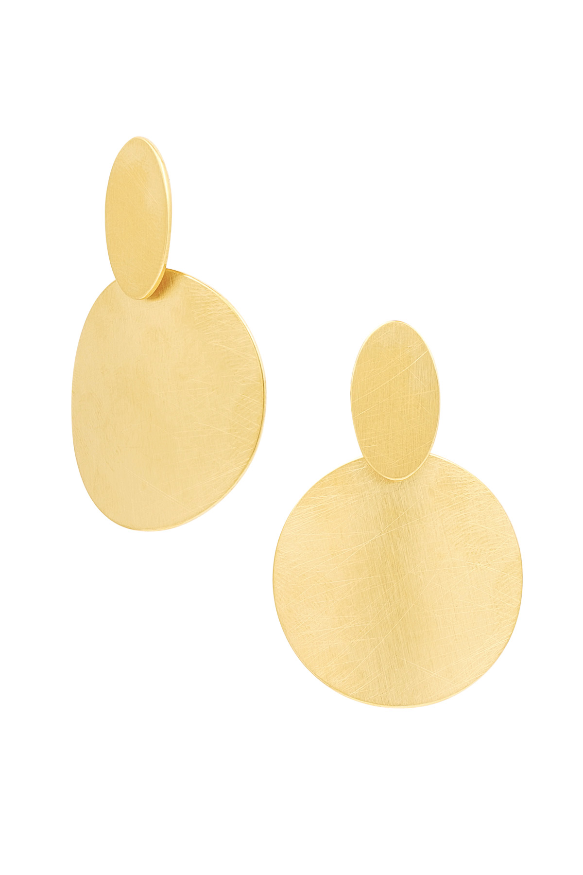 Earrings hoops - gold h5 