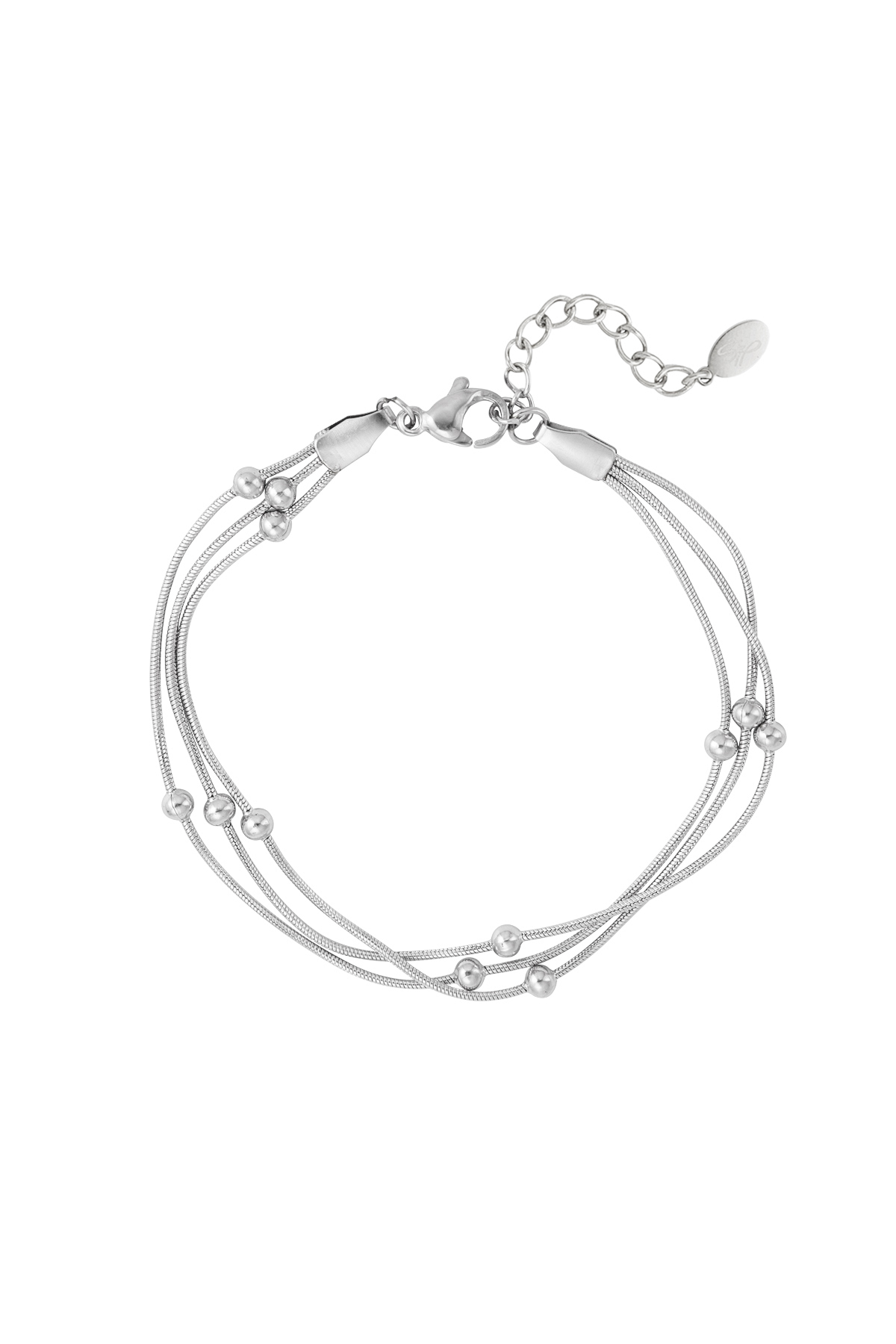 Bracelet with a twist - silver h5 