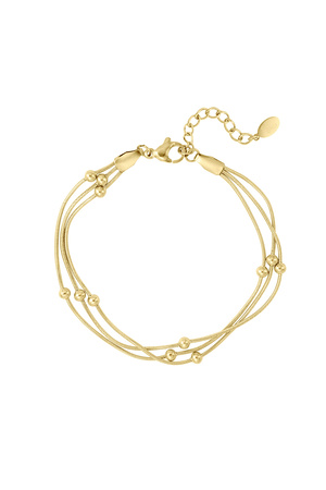 Bracelet twist - doré h5 