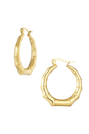 Earrings angular - gold h5 