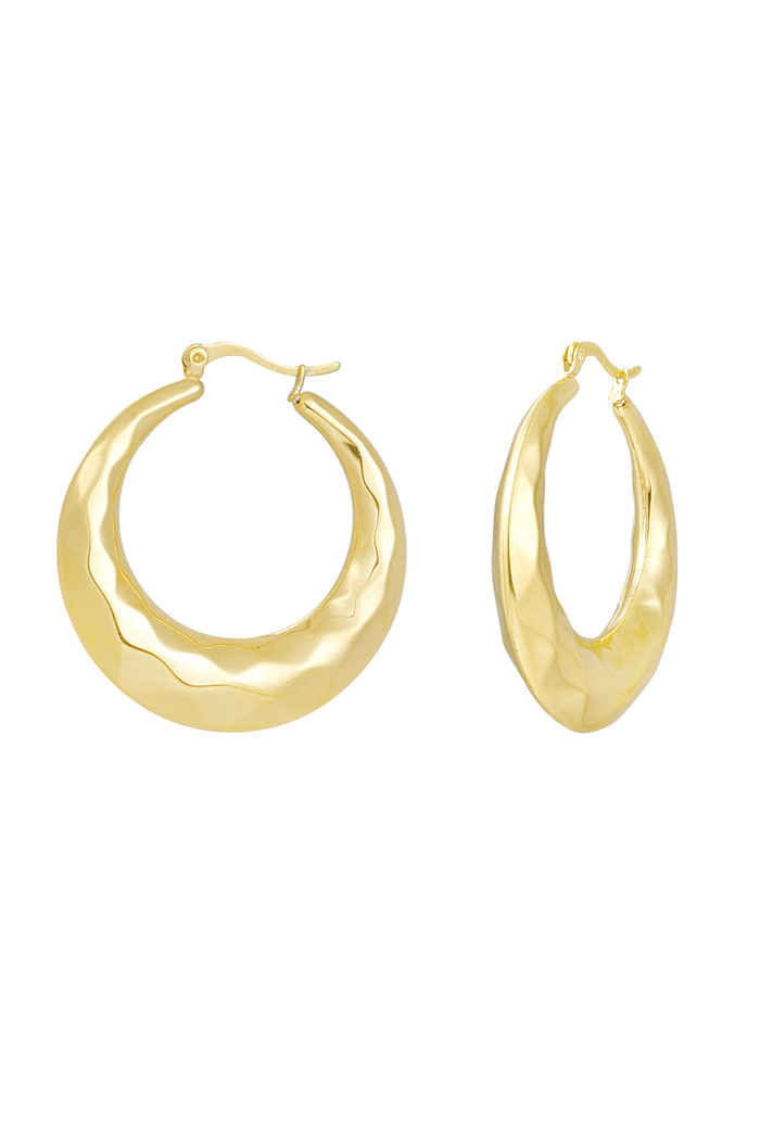 Aesthetic earrings - gold 