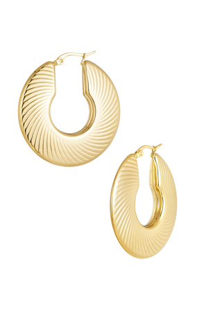 Ausgeschnittene Ohrringe – Gold h5 