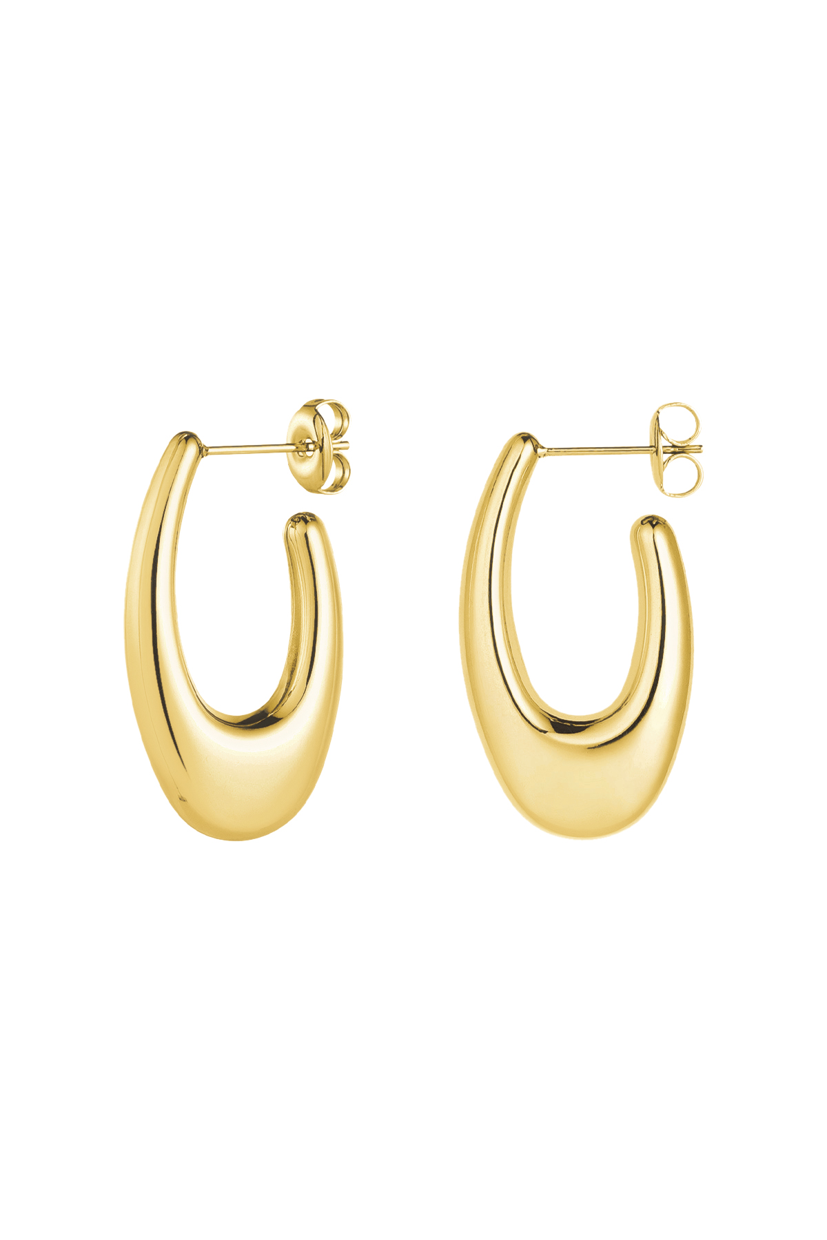 Earrings aesthetic - gold