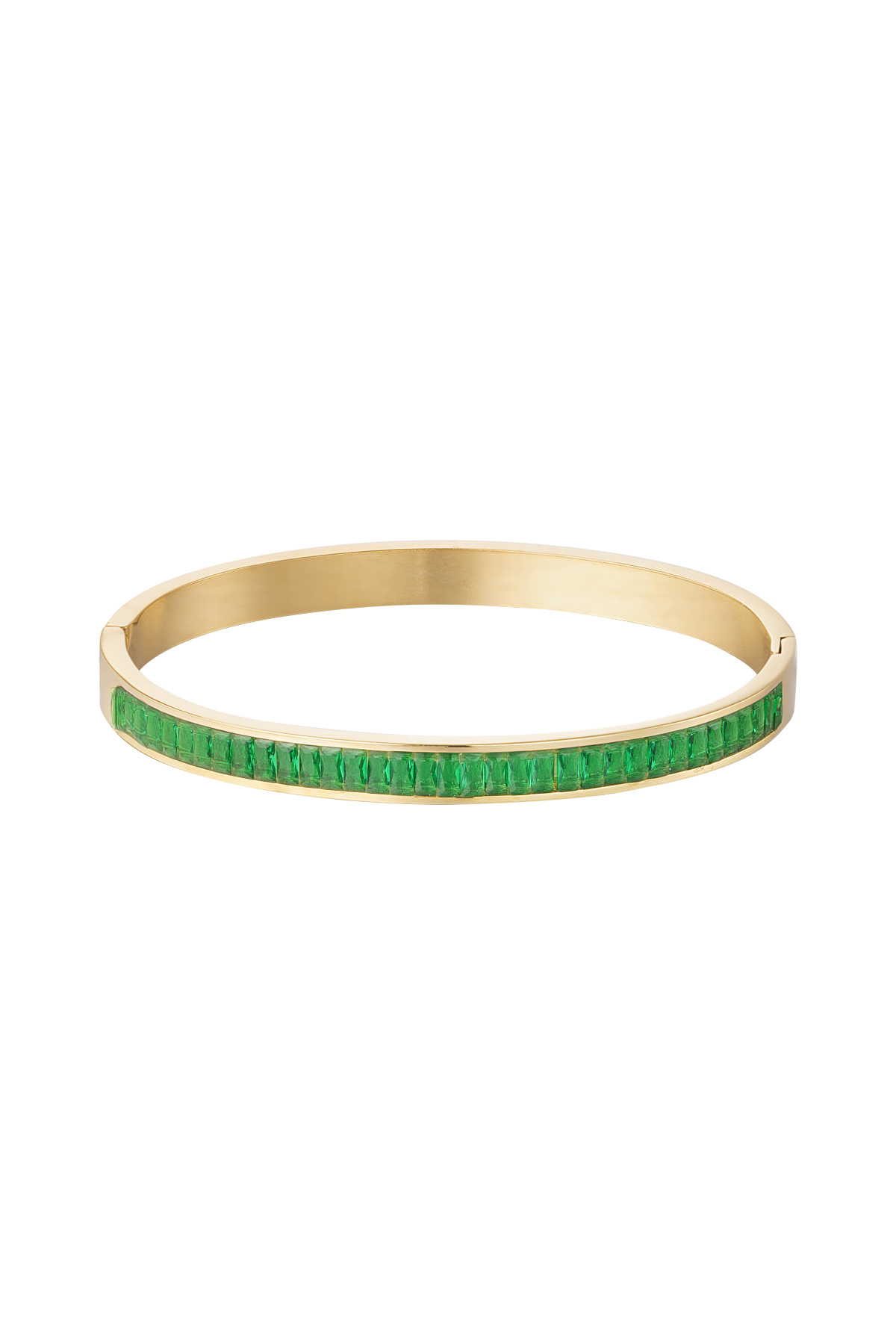 Pietre braccialetto schiavo - verde h5 