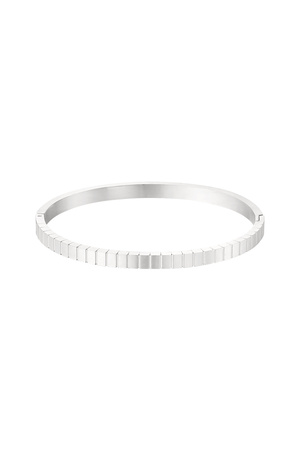 Slave bracelet stripes - silver h5 
