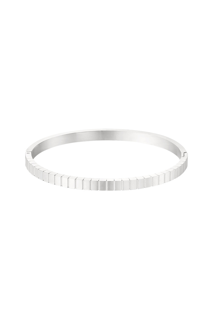 Slave bracelet stripes - silver 