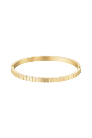Sklavenarmband Streifen - Gold h5 