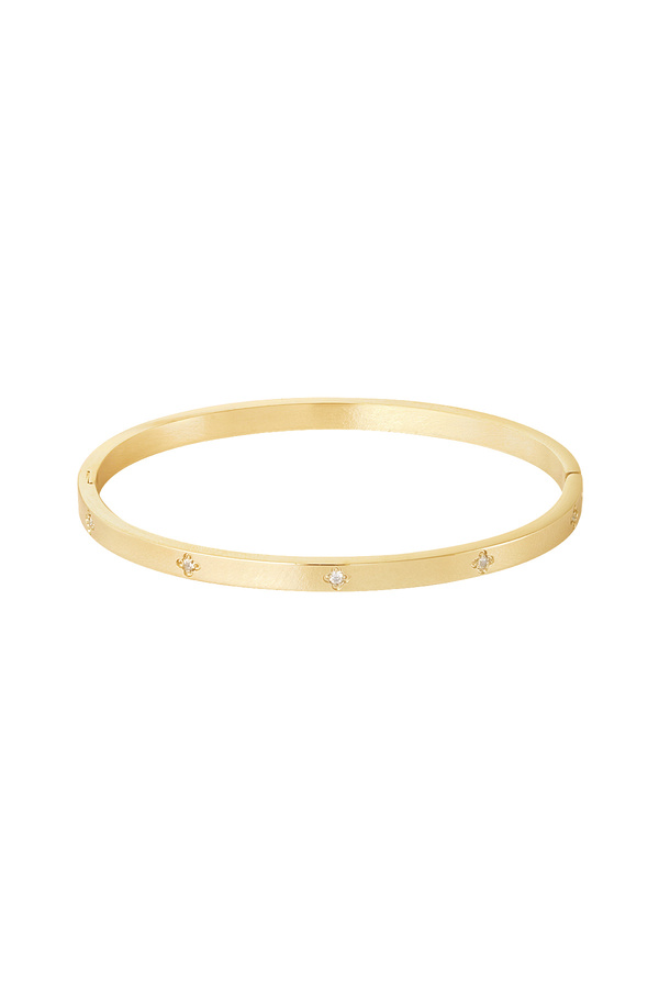 Slave bracelet stones - gold