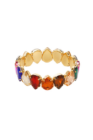 Bracelet perles de verre - multi h5 