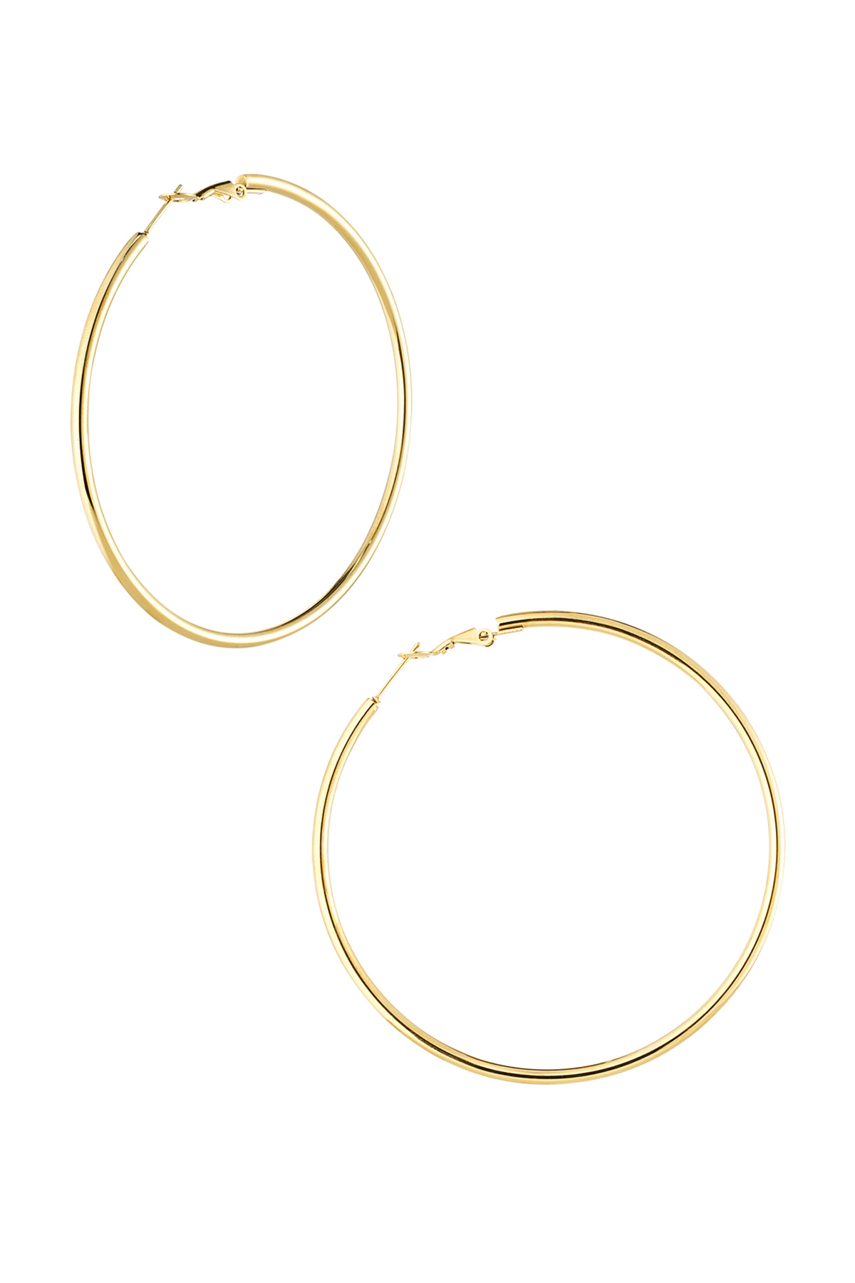 Basic hoops medium - gold 