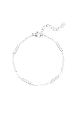 Bracelet tube - silver h5 