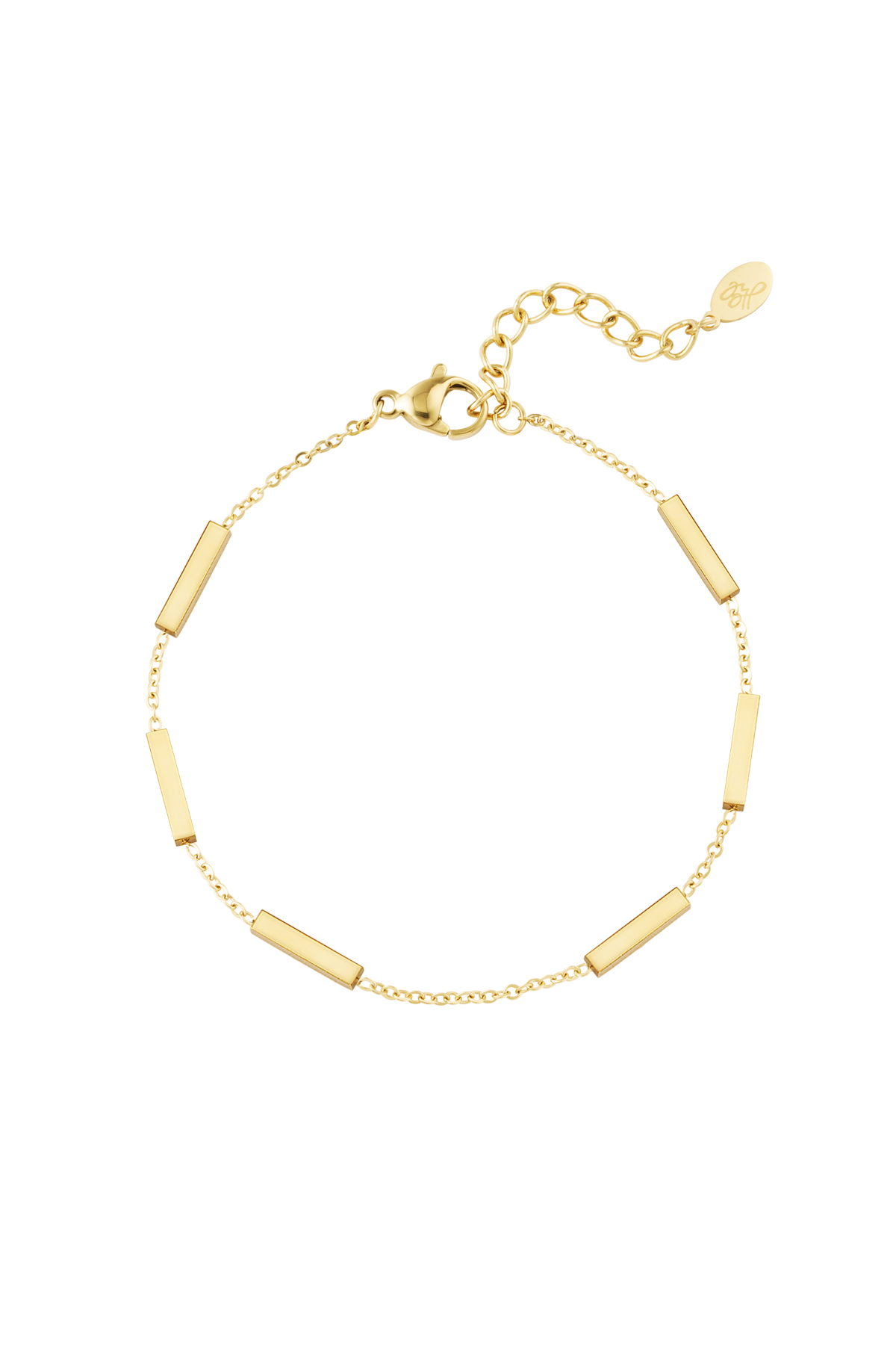 Bracelet tube - Gold color 2