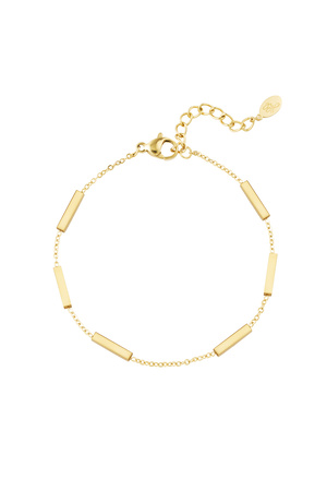 Bracelet tube - gold h5 