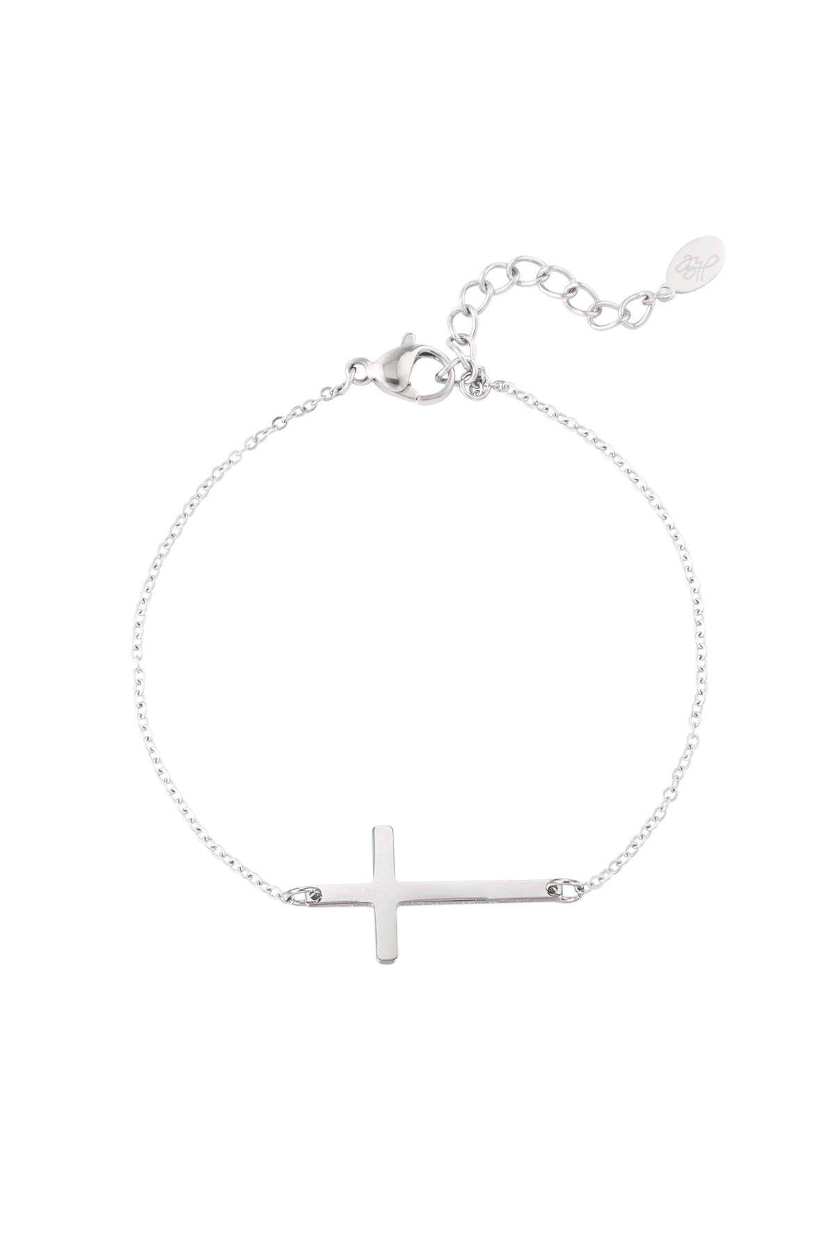 Bracelet croix - argent