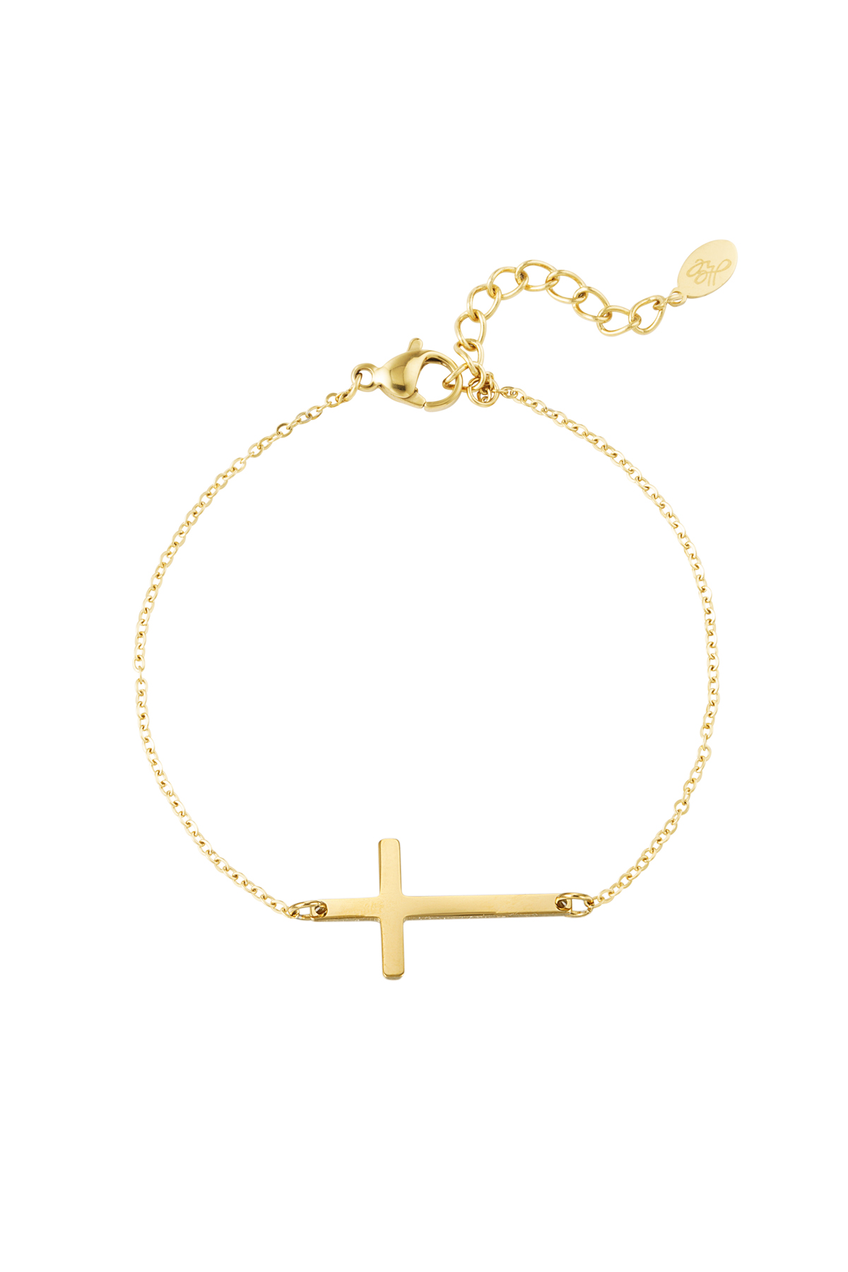 Bracelet cross - gold