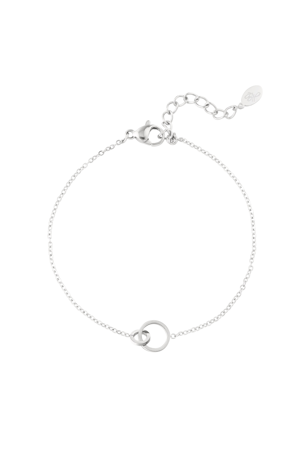 Armband verbundener Charm – Silber h5 