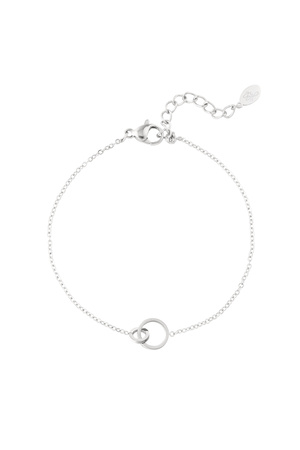 Bracelet charm connecté - argent h5 