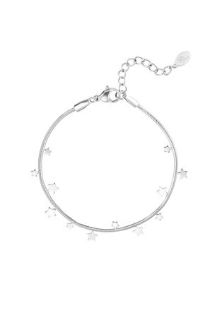 Bracelet stars - silver h5 