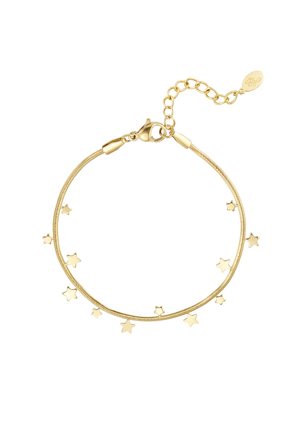 Bracelet étoiles - or