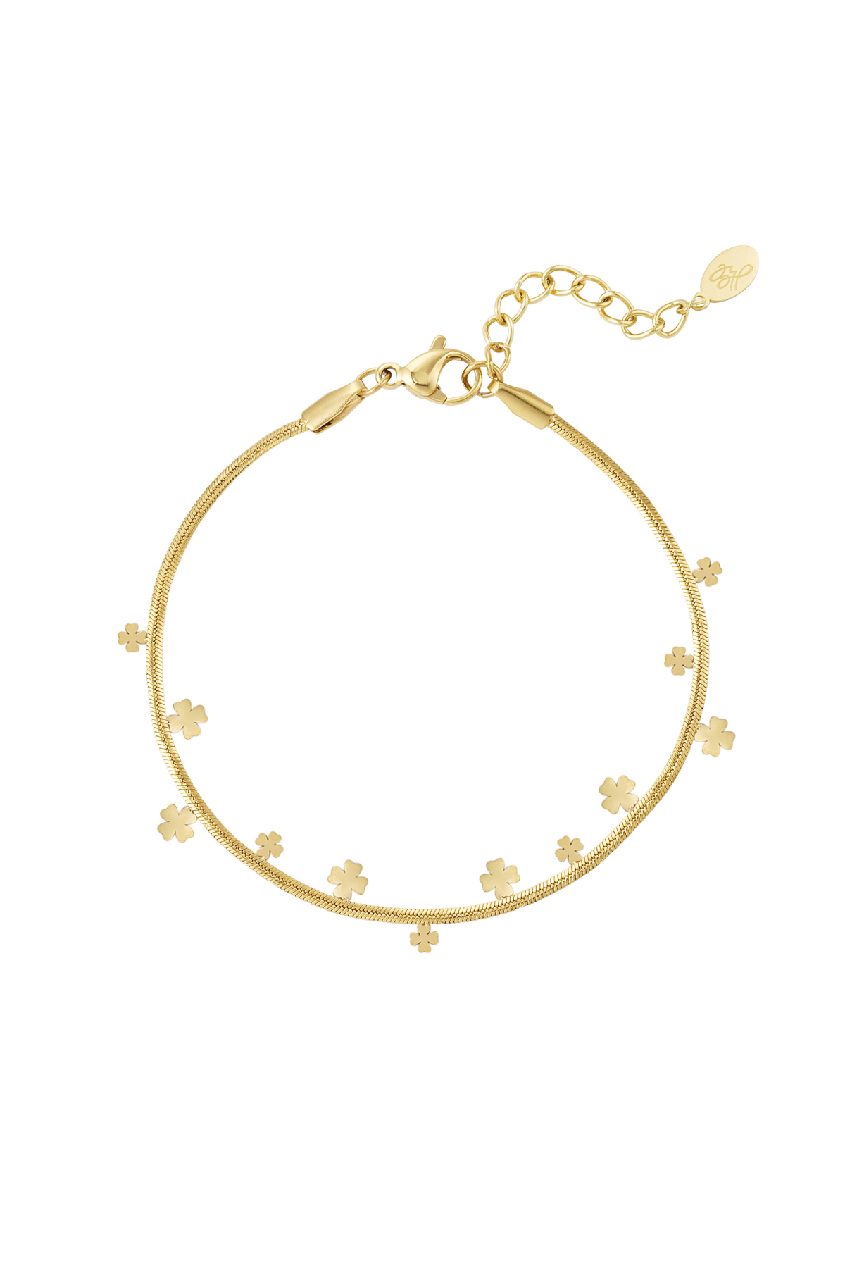 Bracelet clover party - Gold color