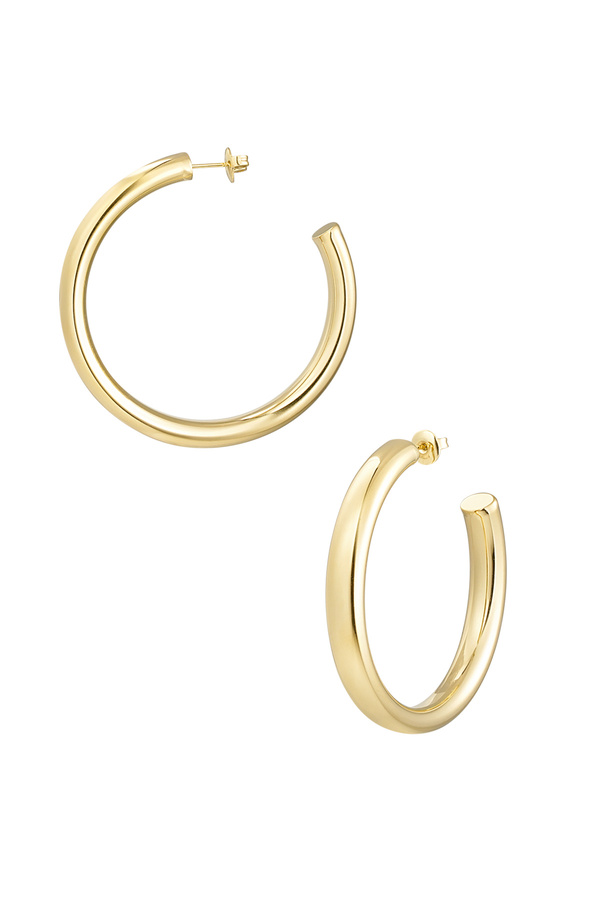 Earrings basic - gold