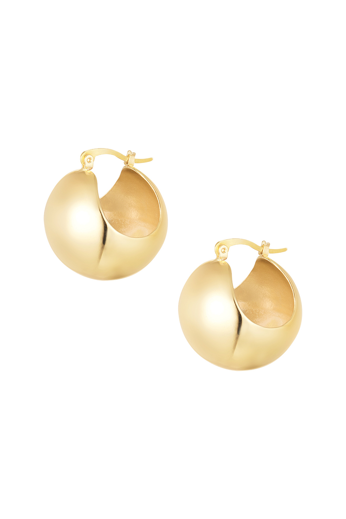 Earrings classy - gold