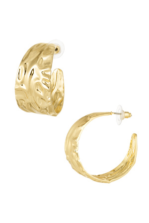 Earrings chic - gold h5 