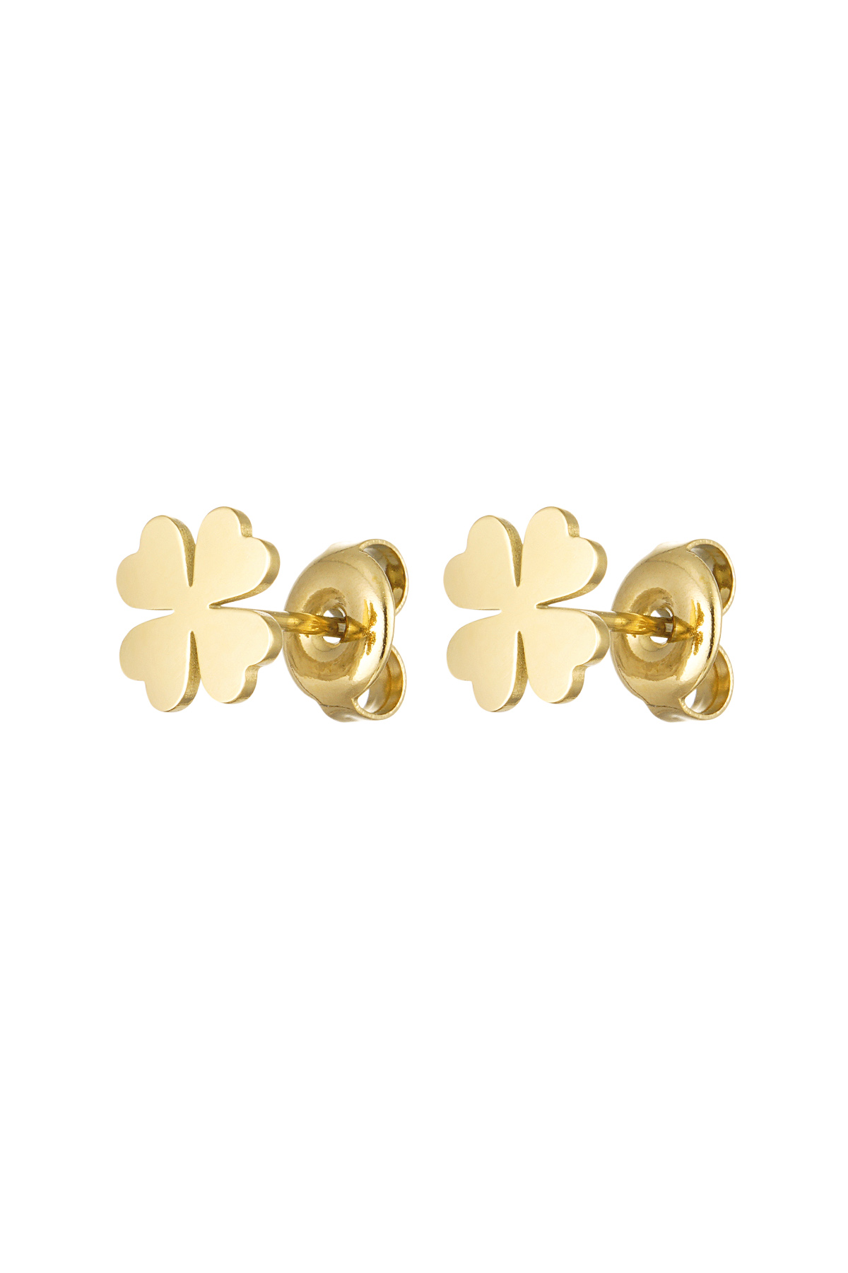 Studs clover - gold