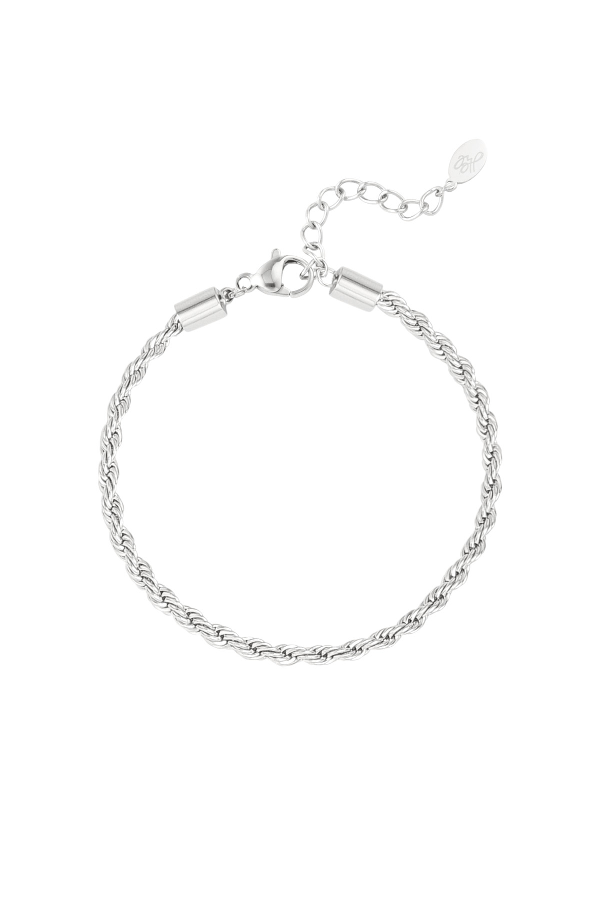 Bracelet turned jasseron - silver