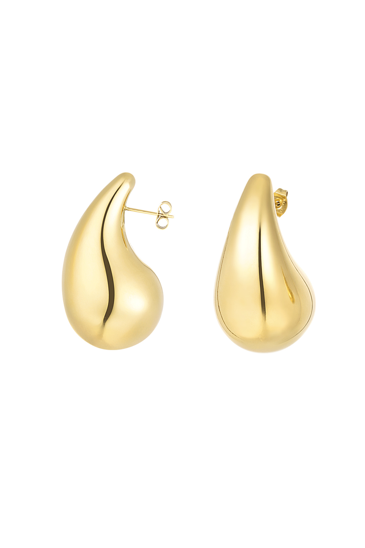 Drop earrings large - Gold color