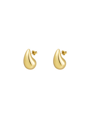 Drop earrings small - gold h5 