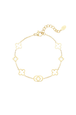 Classic bracelet with clover charms h5 