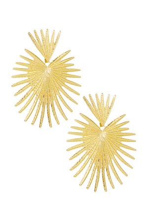 Earrings radiant - gold h5 