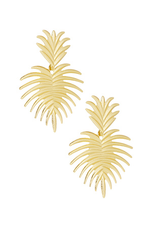 Festive earrings - gold h5 