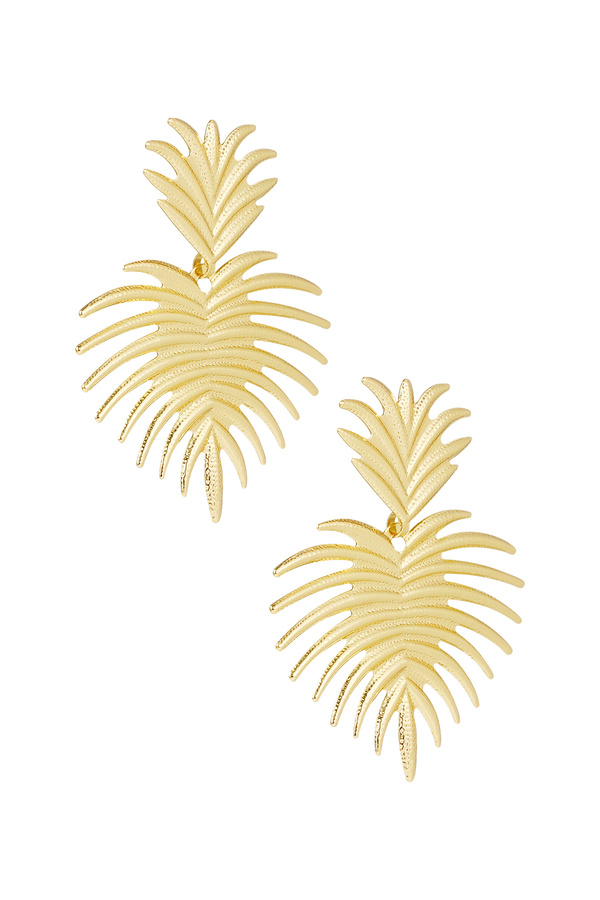 Festive earrings - gold