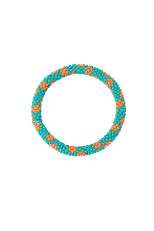 Figurine bracelet en perles - turquoise h5 