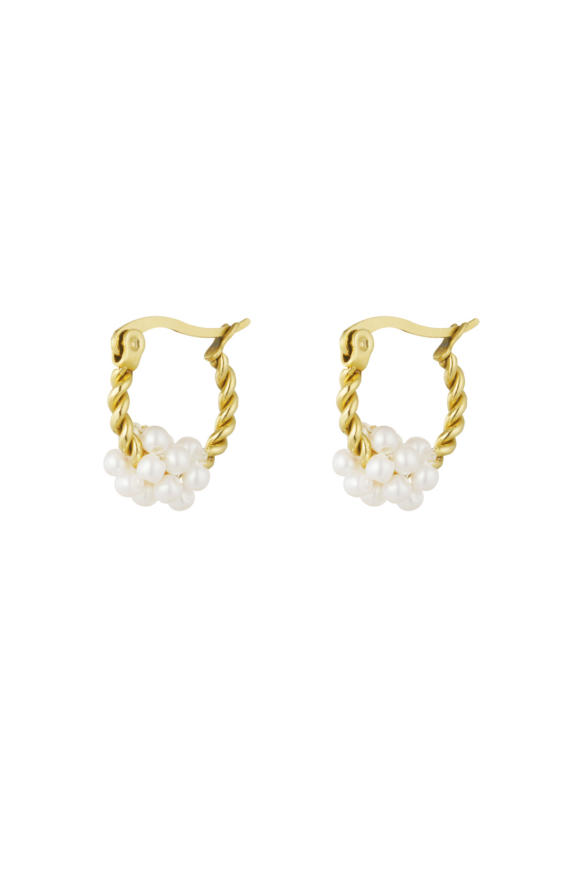 Earrings pearl sea - Gold color 2