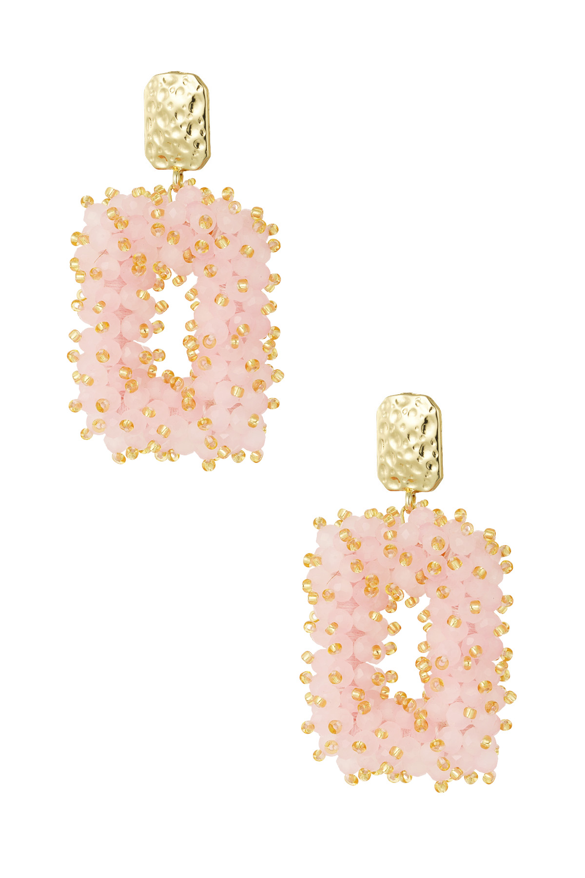 Coral earrings - pink h5 