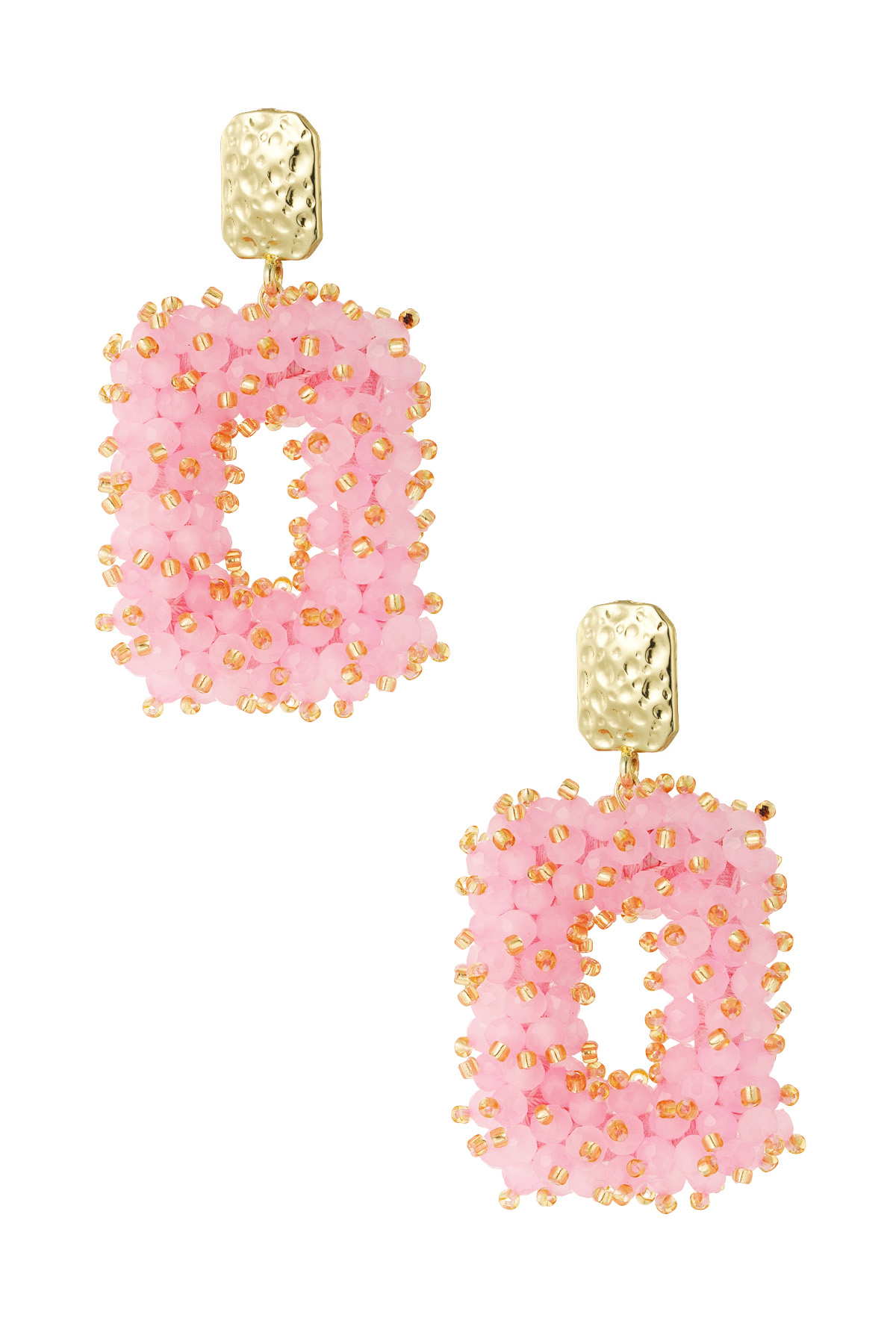 Coral earrings - baby pink  h5 