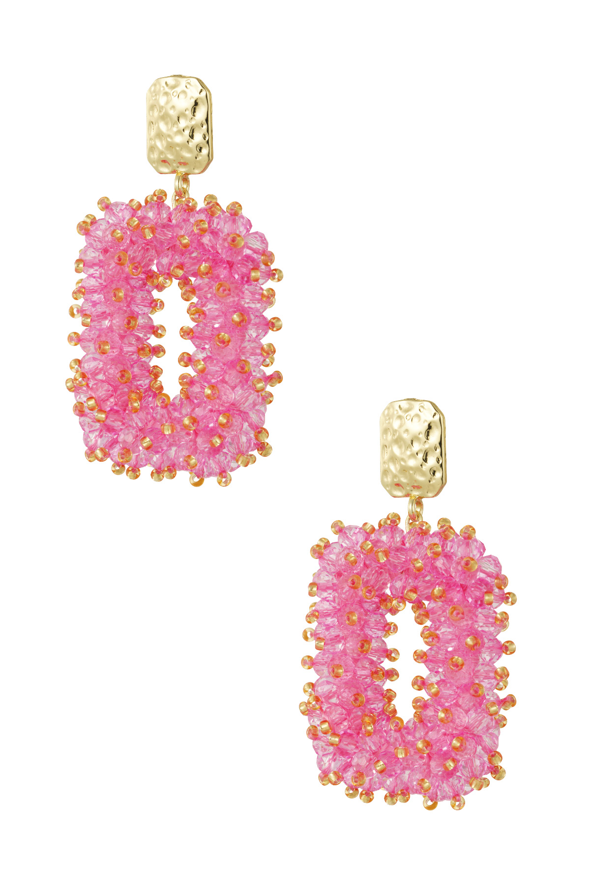 Earrings colorful must have - fuchsia