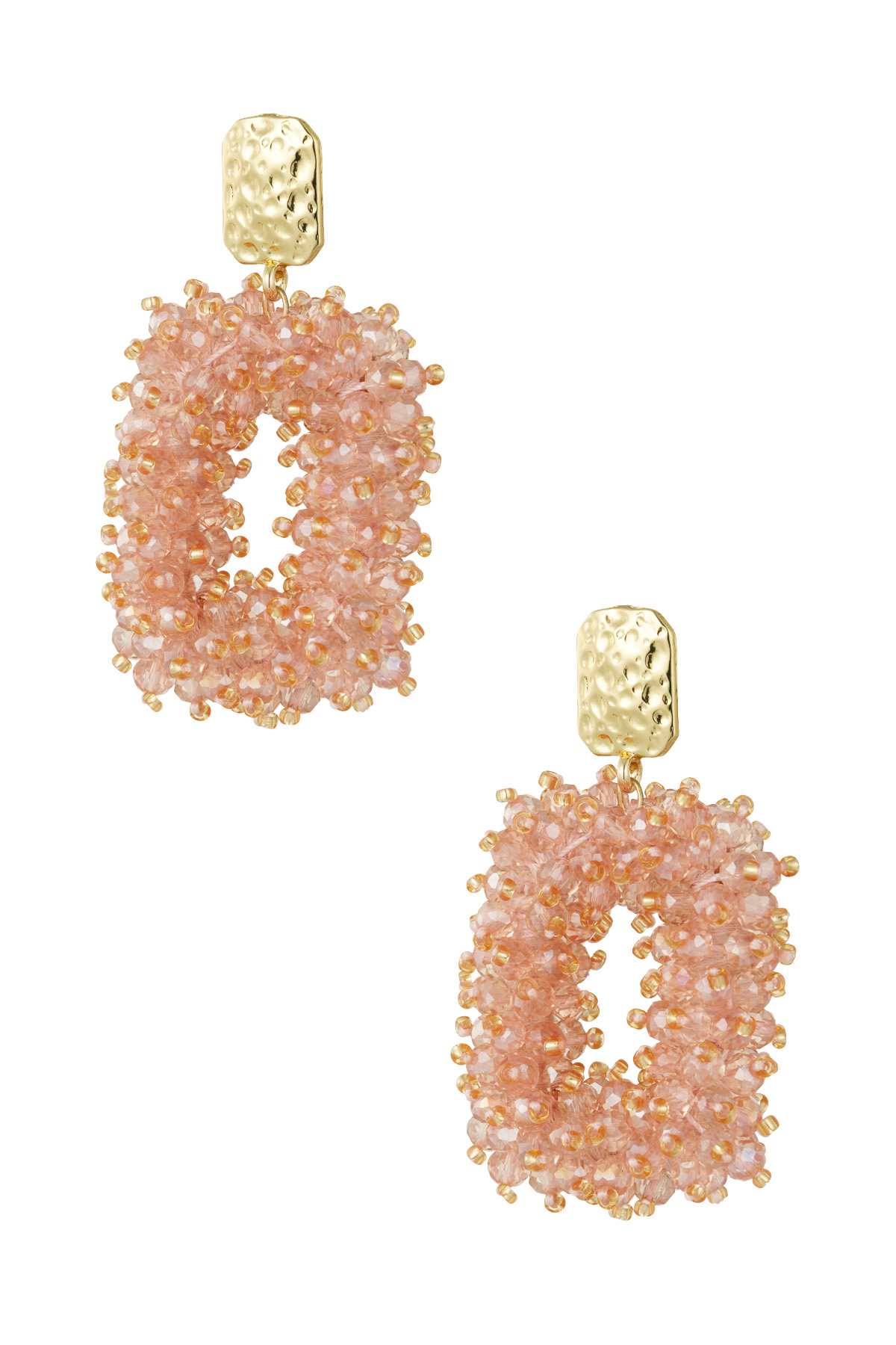 Boucles d'oreilles colorées incontournables - rose clair h5 